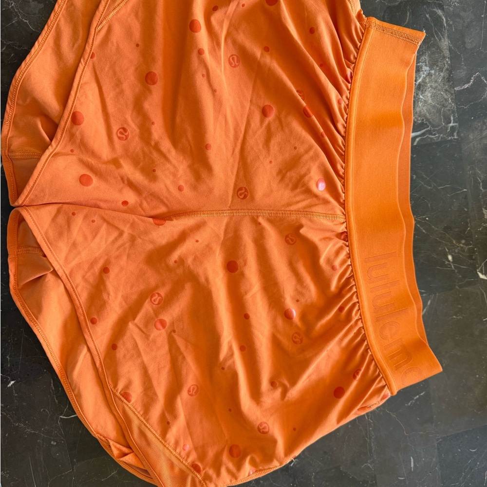 Lululemon Vibrant Orange Shorts